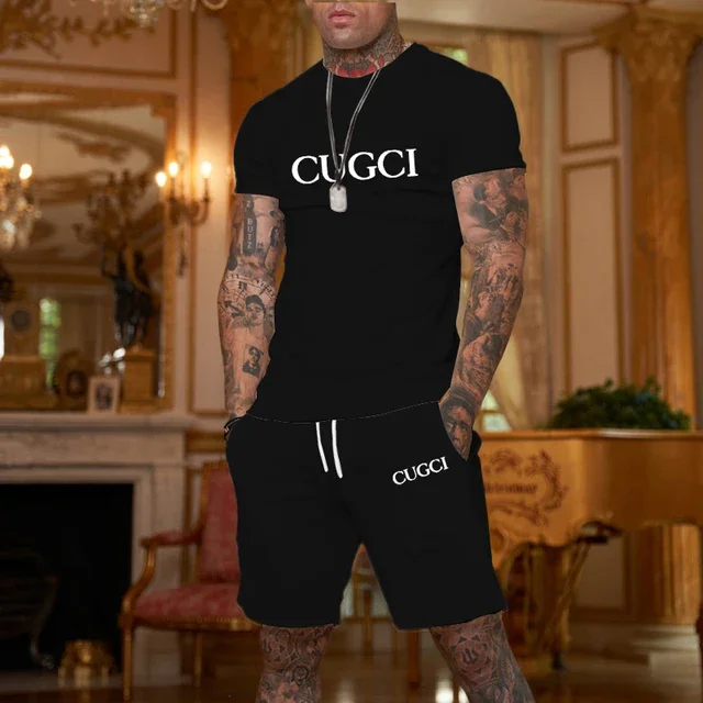 Men'S Fashion Essentials 2025 - Camiseta de verano 2025, pantalones cortos,