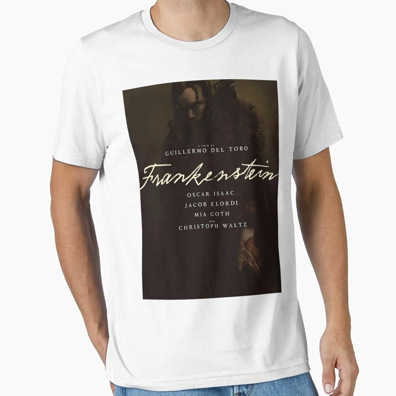Men'S Fashion Essentials 2025 - Camiseta Frankenstein 2025 Essential, Estilo Vintage,