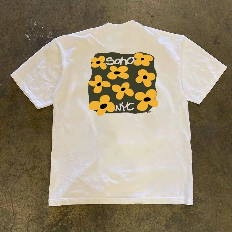 Men'S Fashion Nyc - 2026 Nueva Camiseta de Algodón Moderna