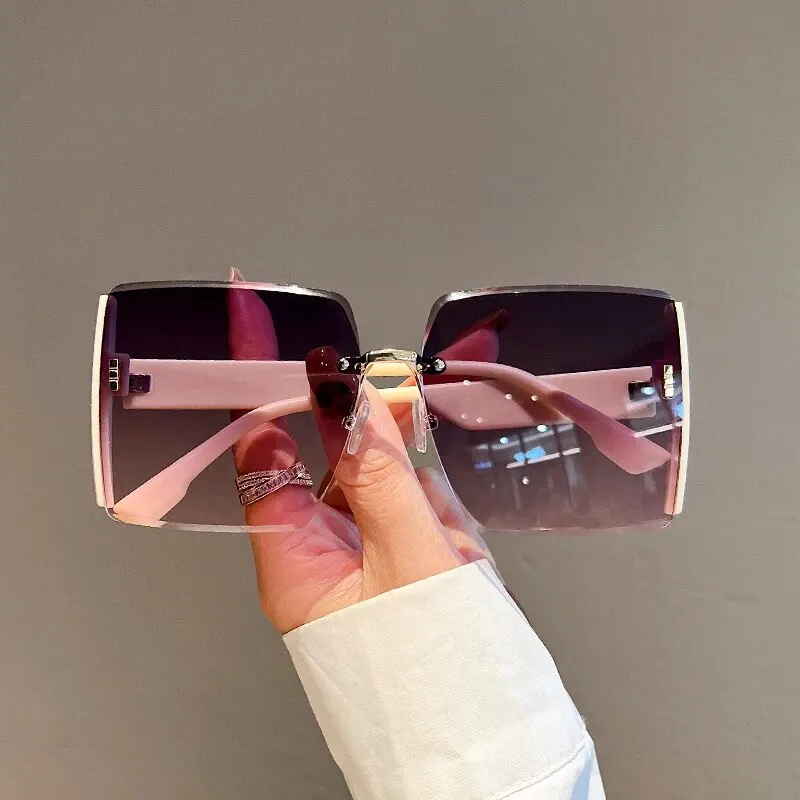 Men'S Fashion Luxury Brands - Nuevas Gafas de Sol Retro Cuadradas