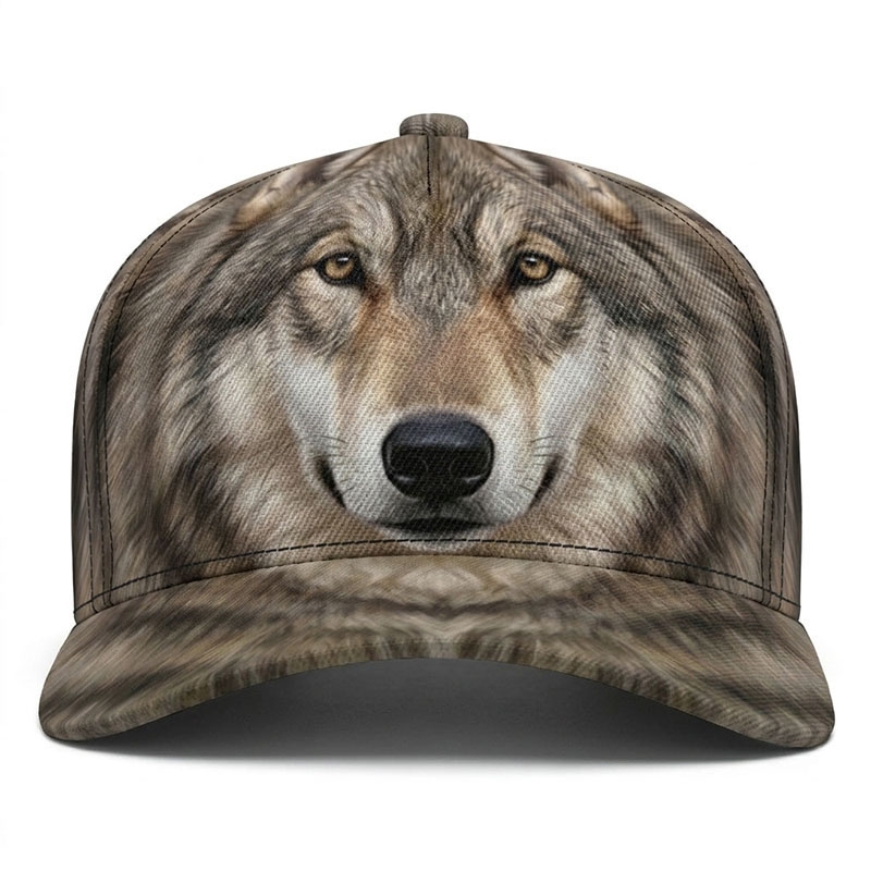 Trucker Hat Cap - Gorra de béisbol personalizada Wolf: Wolfie