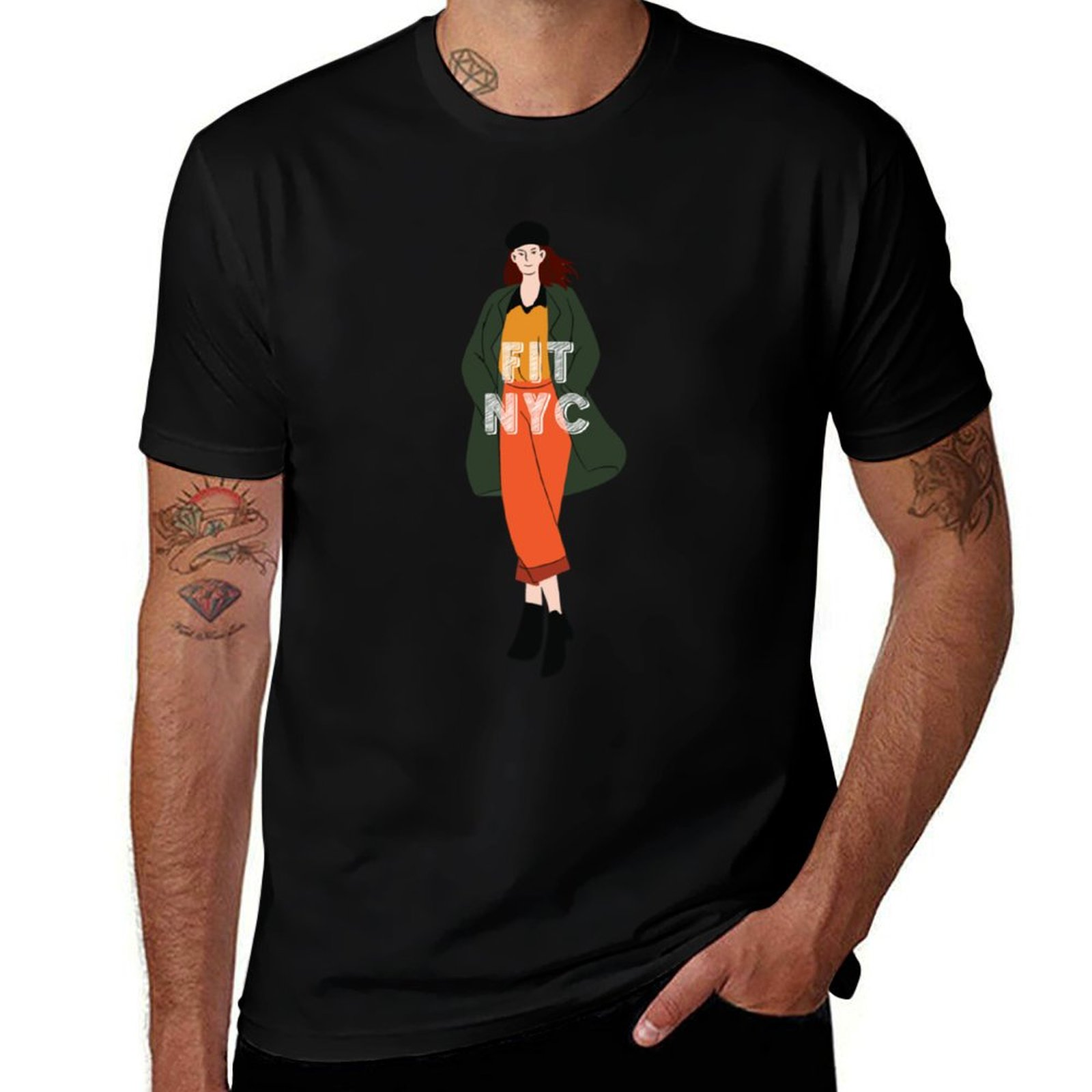 Men'S Fashion Nyc - FIT NYC: camiseta de la escuela