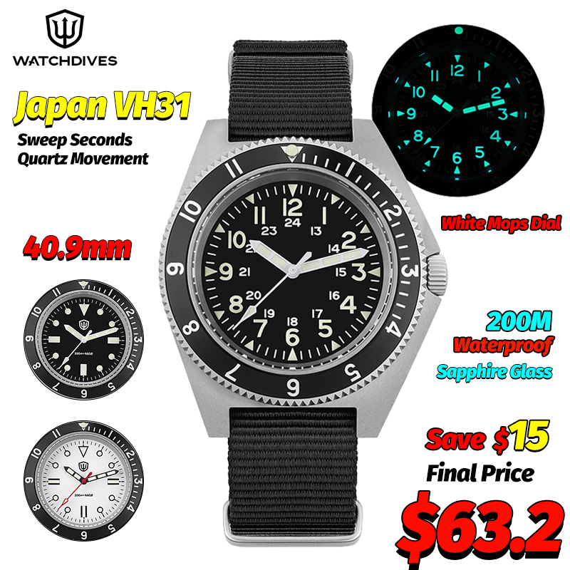 Fashion Mens Watches - Watchdives WD1972 Reloj de cuarzo Relojes