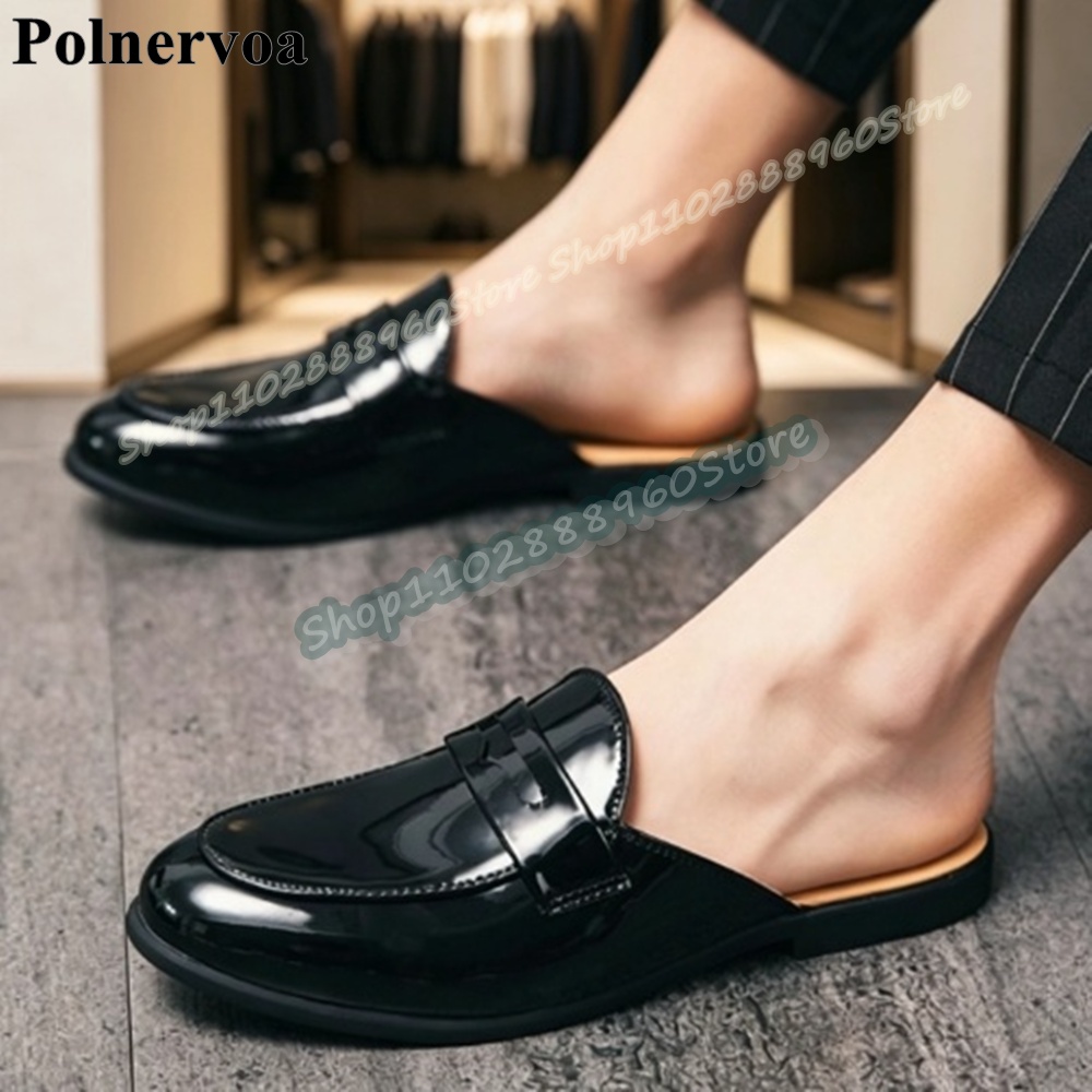 Mens Fashion Trend 2026 - Pantuflas Casuales de Hombre de Cuero