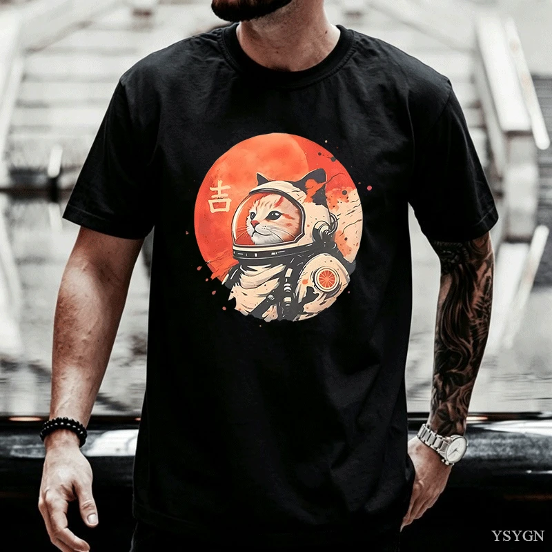 1950S Fashion Men'S - Camiseta japonesa de estilo minimalista de