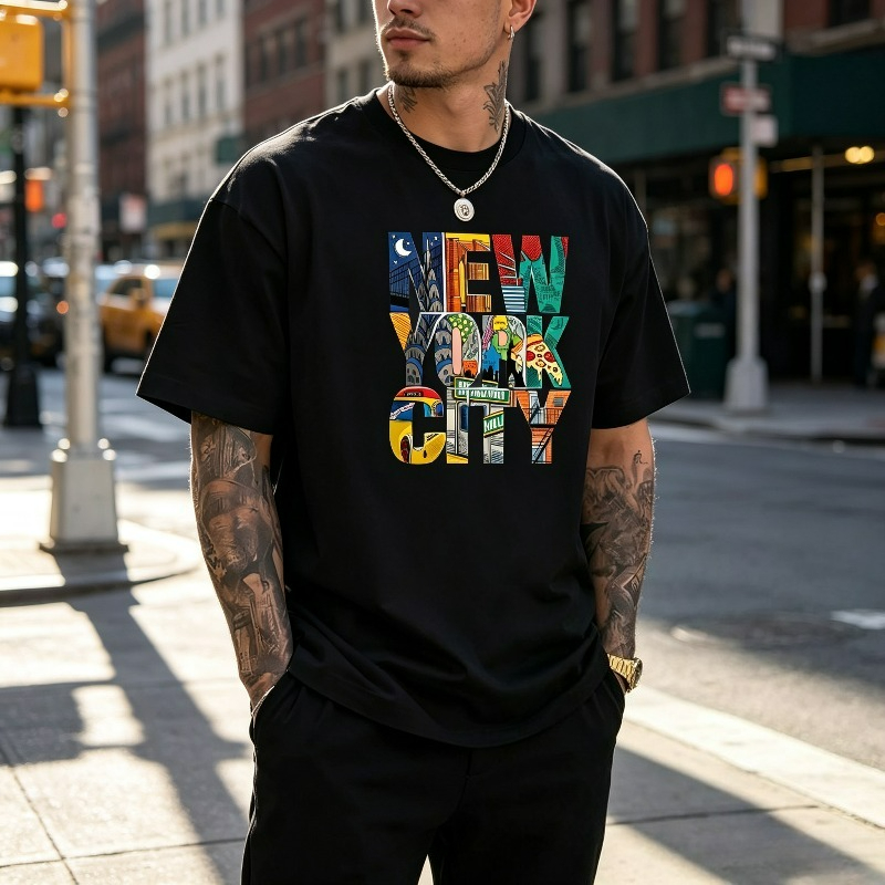 Camiseta gráfica de Nueva York - Men'S Fashion Nyc reseña y precio