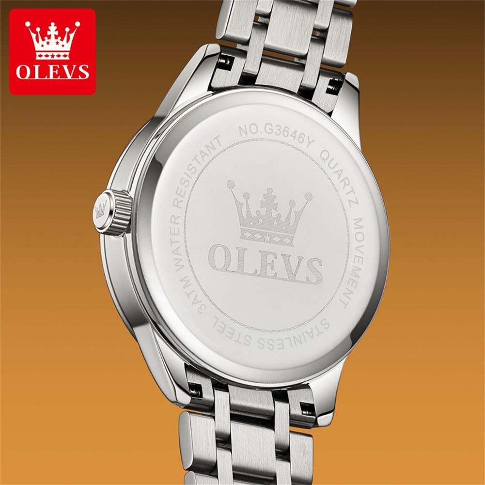 OLEVS Moon Phase relojes para  - Men'S Fashion Luxury Brands reseña y precio