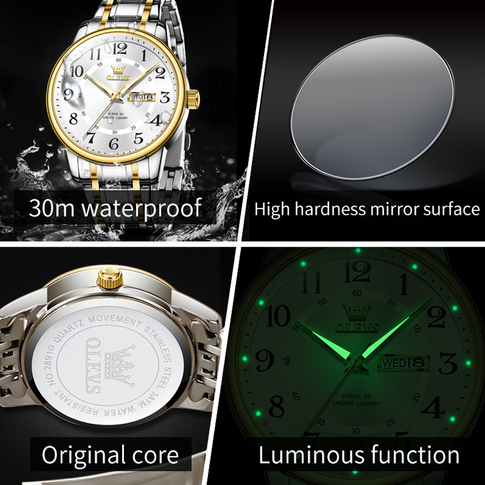 OLEVS, relojes informales a la - Men'S Fashion Luxury Brands reseña y precio