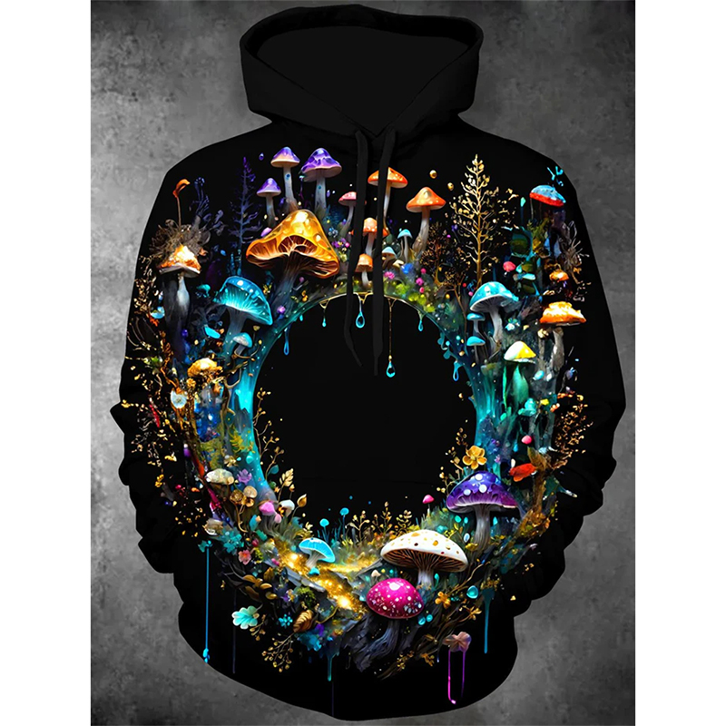 Sudadera con capucha de setas  - Men'S Fashion Essentials 2025 reseña y precio