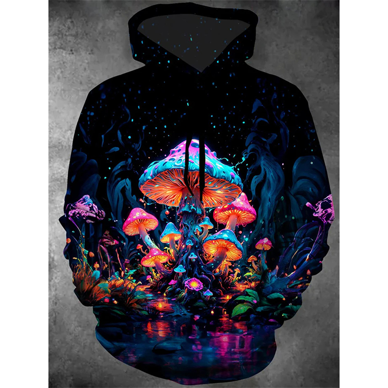 Sudadera con capucha de setas  - Men'S Fashion Essentials 2025 reseña y precio