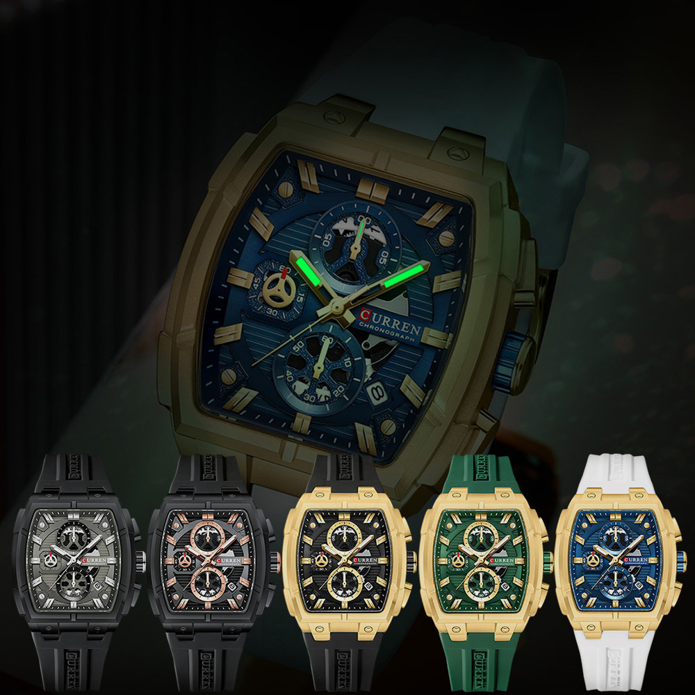 Reloj CURREN de Lujo Vintage p - Fashion Mens Watches reseña y precio