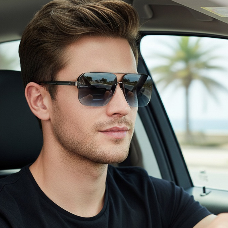 Nuevas Gafas de Sol de Media M - Men'S Fashion Luxury Brands reseña y precio