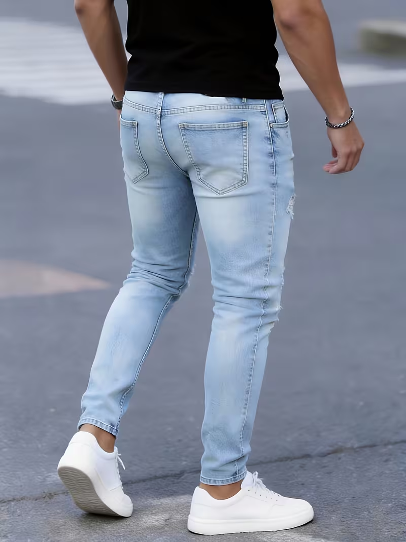 Vaqueros ajustados elásticos p - Men'S Fashion Young Professional reseña y precio