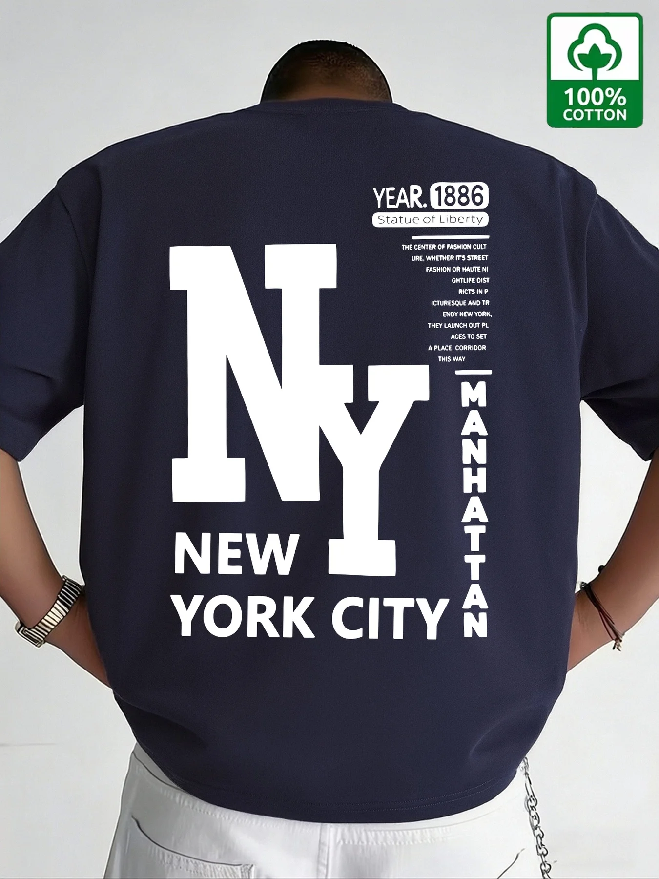 Camiseta de Hombre NYC, Algodó - Men'S Fashion Nyc reseña y precio