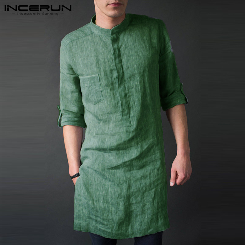 INCERUN, camisetas por debajo  - Men'S Fashion Kurta reseña y precio