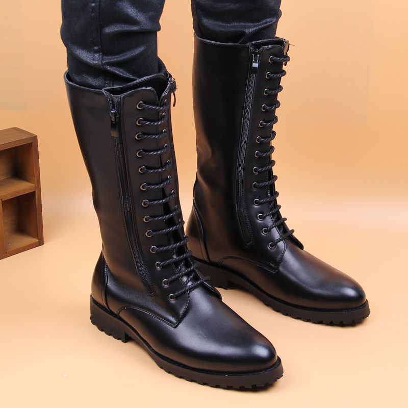 Botas altas de lujo para hombr - Mens Fashion Dress reseña y precio