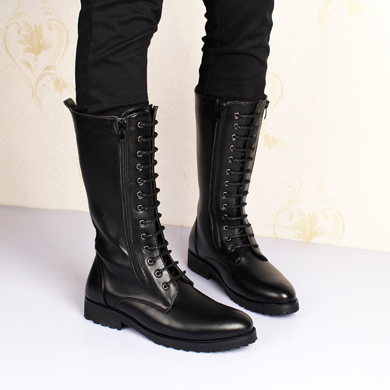 Botas altas de lujo para hombr - Mens Fashion Dress reseña y precio