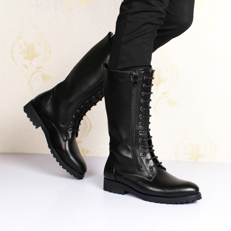 Botas altas de lujo para hombr - Mens Fashion Dress reseña y precio