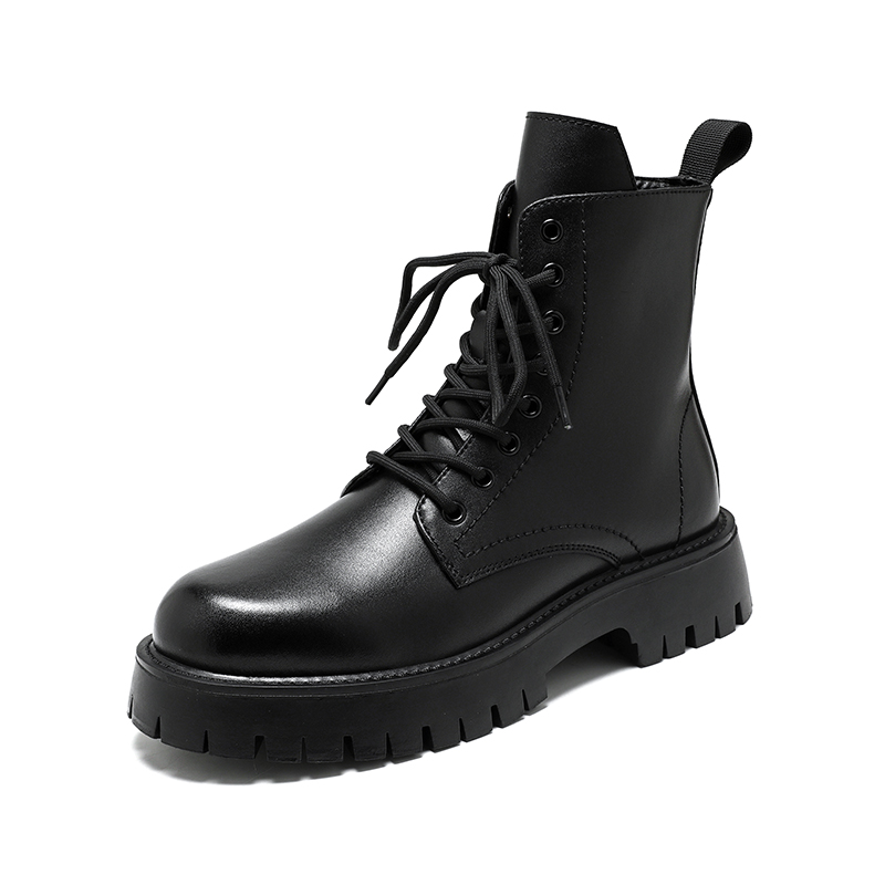 Botas de cuero genuino de lujo - Men'S Fashion Luxury Brands reseña y precio