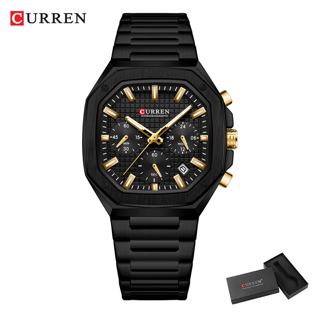 Reloj cronógrafo cuadrado de l - Fashion Mens Watches reseña y precio